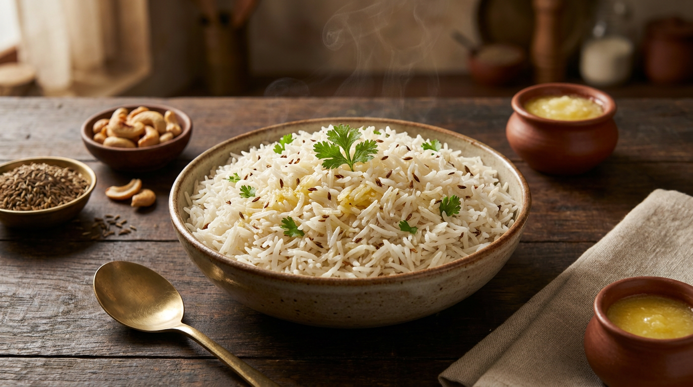 Indian Jeera Rice (Cumin Rice)