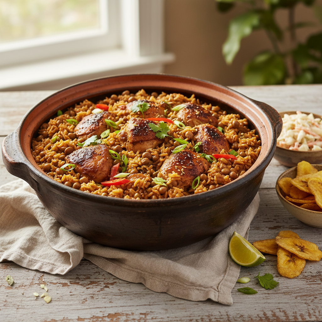 Trinidadian Chicken Pelau