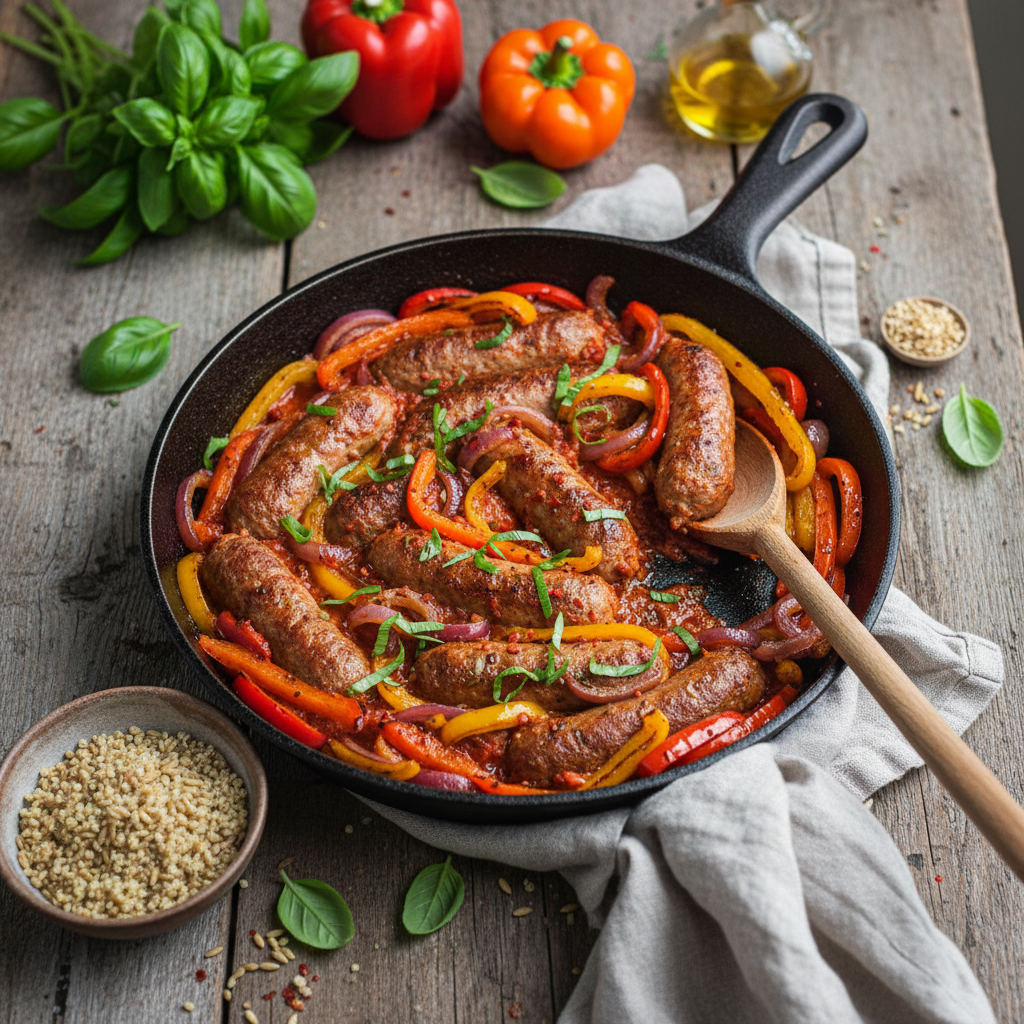 Sausage and Bell Pepper Skillet