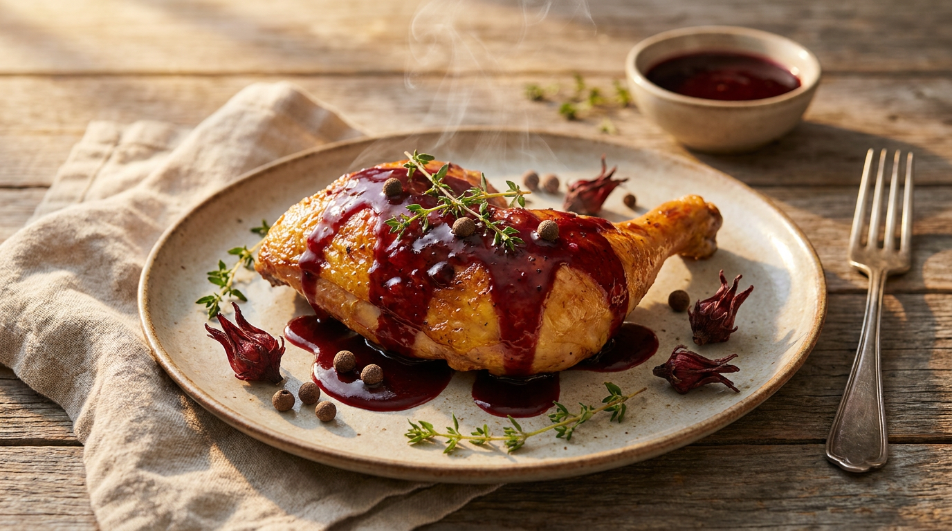Sorrel-Glazed Chicken