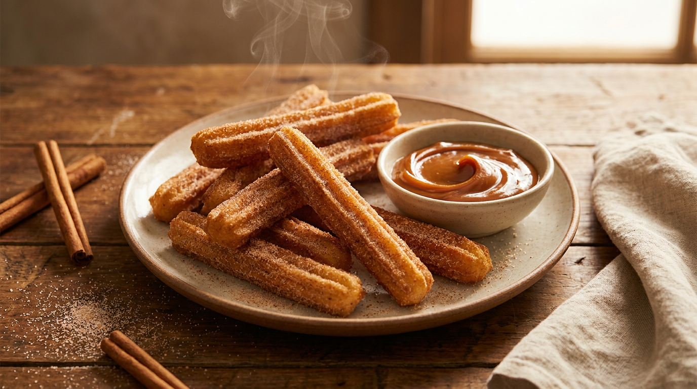 Churros con Cajeta