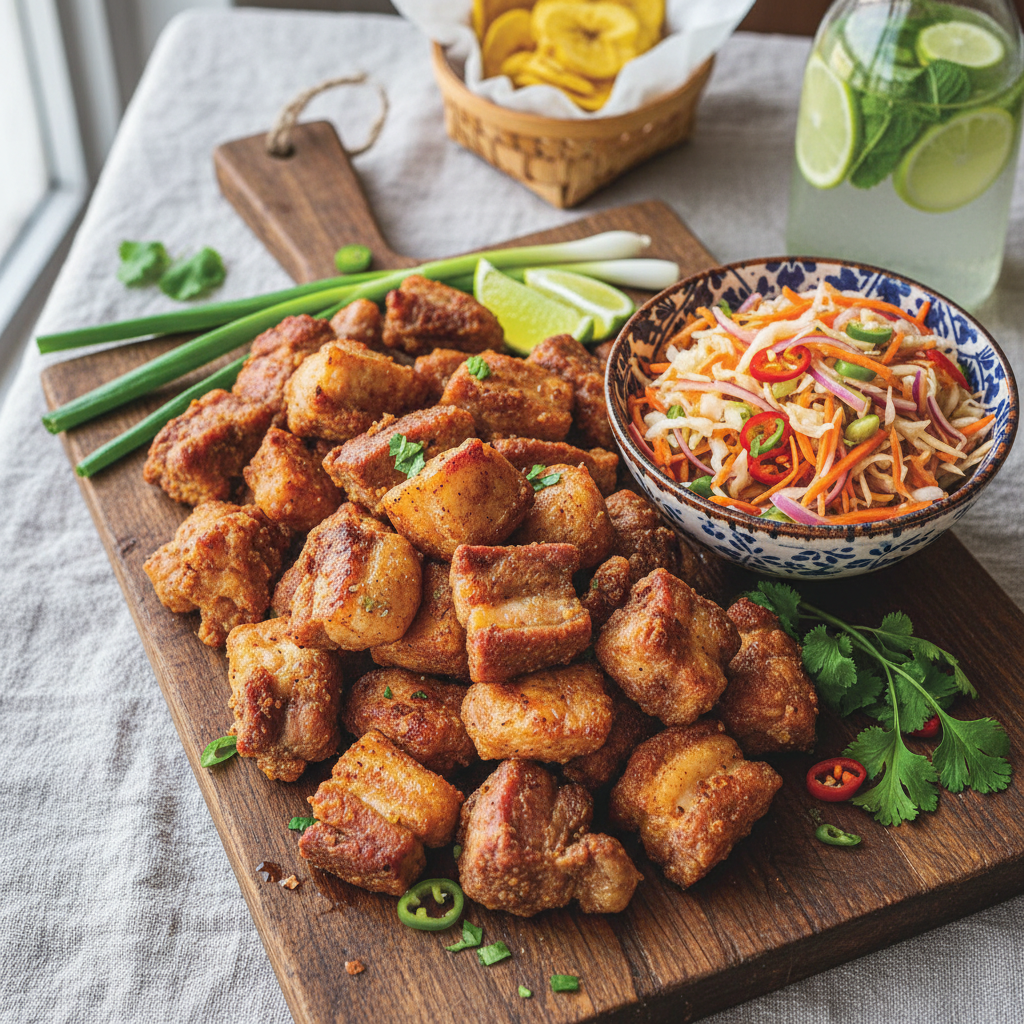Haitian Griot with Pikliz