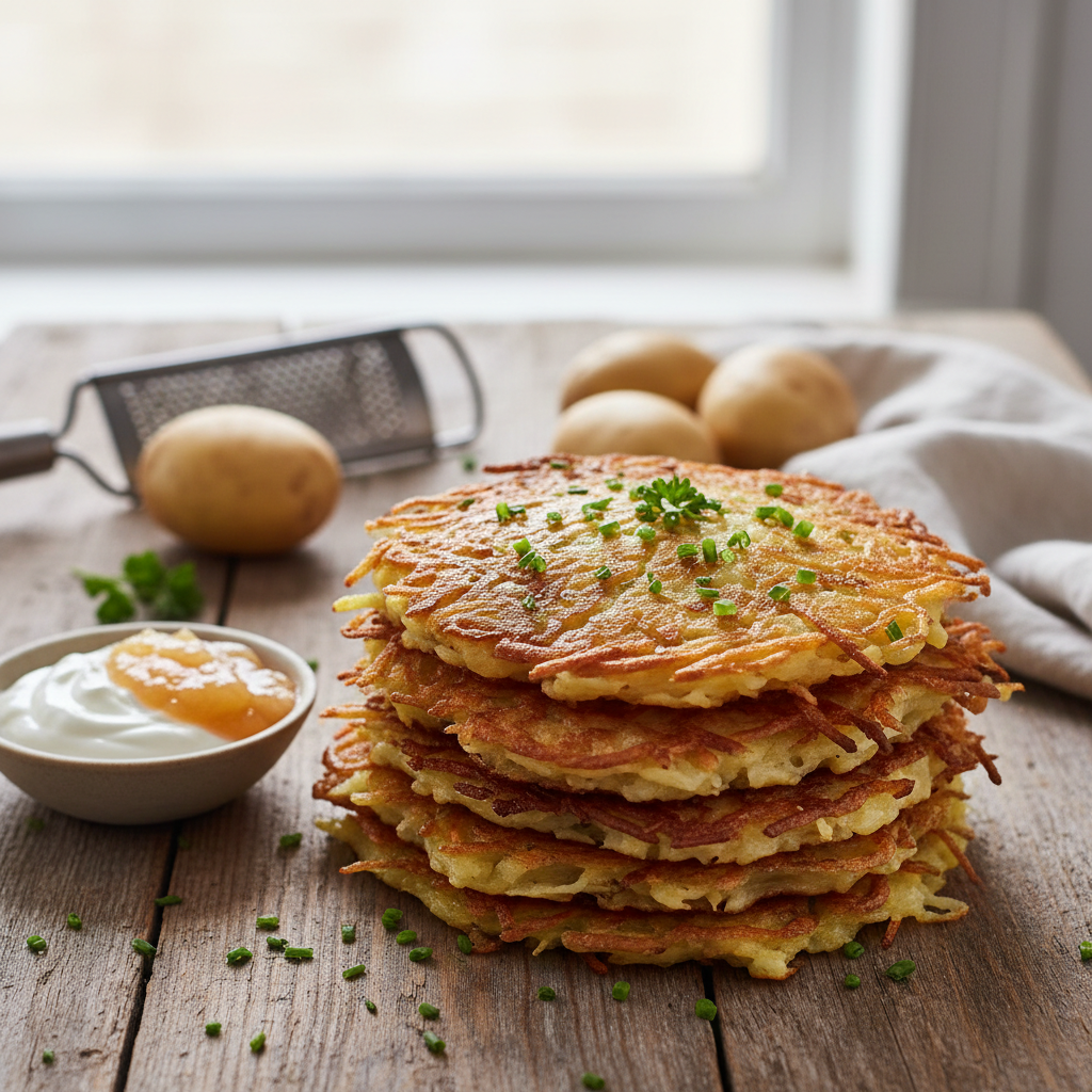Basic Potato Pancakes (Latkes)
