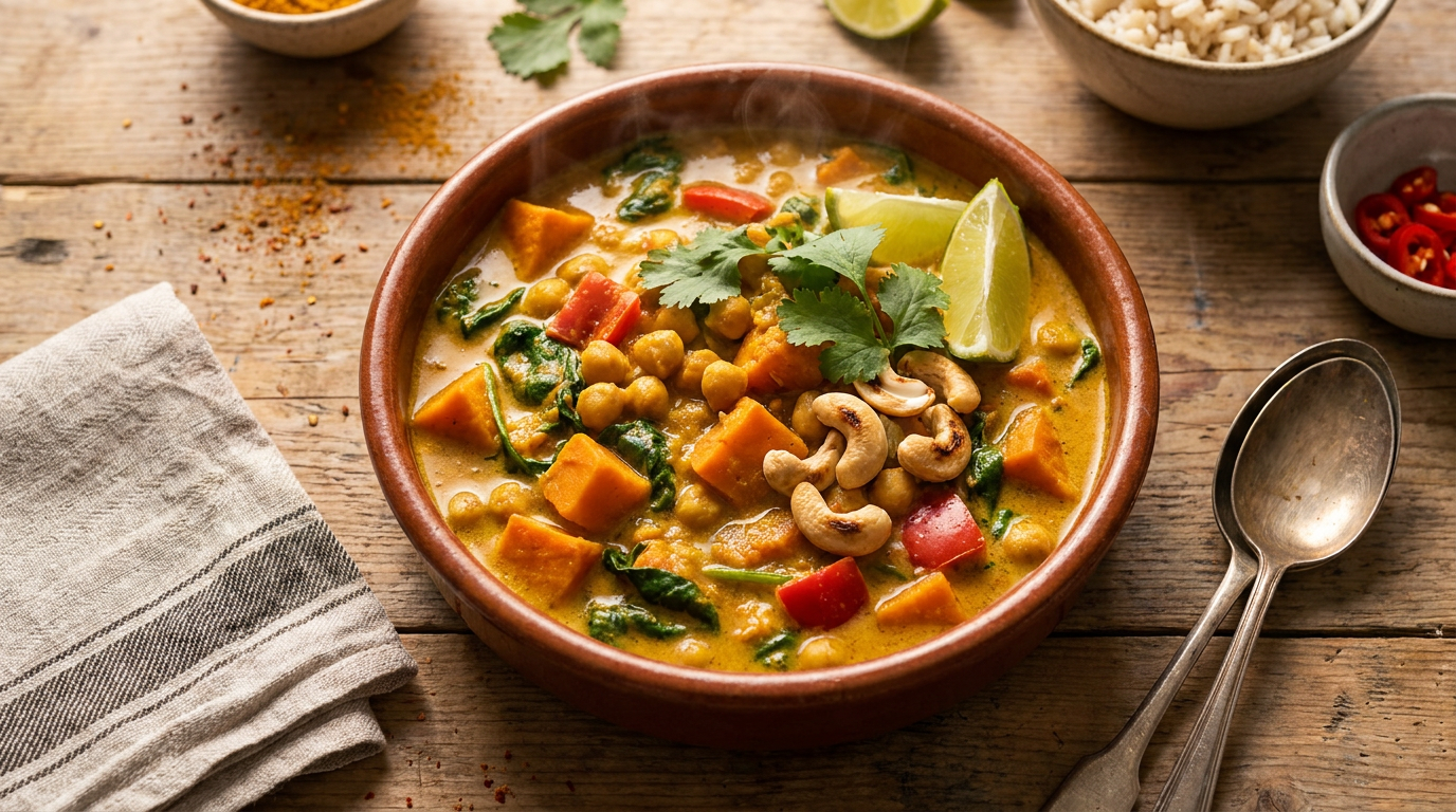 Vegan Chickpea Coconut Curry (No Bland 'Vegan Tax')