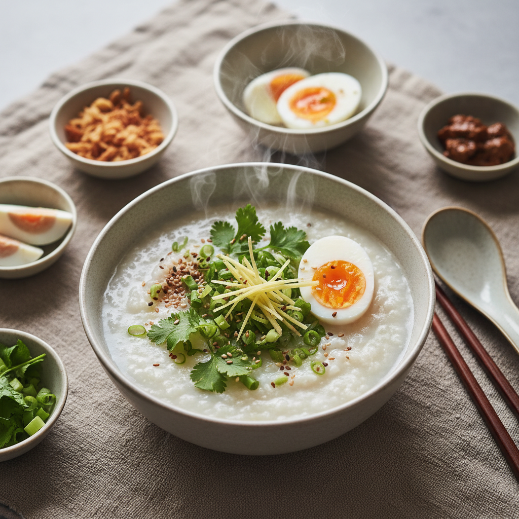 Simple Congee (Rice Porridge)