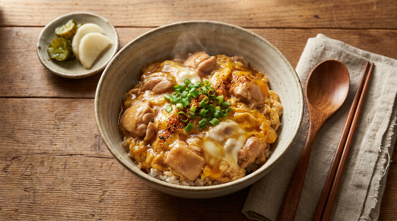 Oyakodon (Chicken and Egg Rice Bowl)