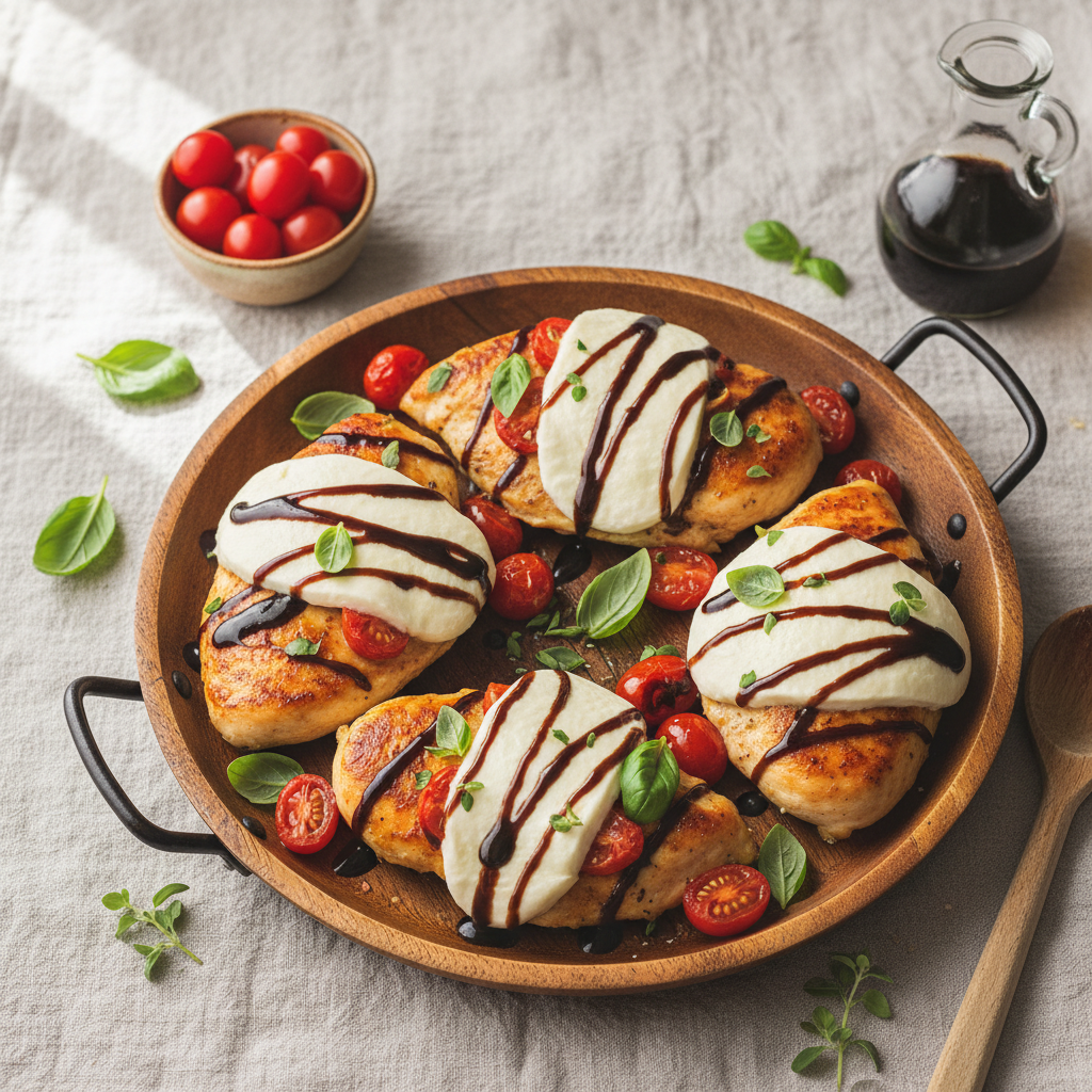 One-Pan Caprese Chicken