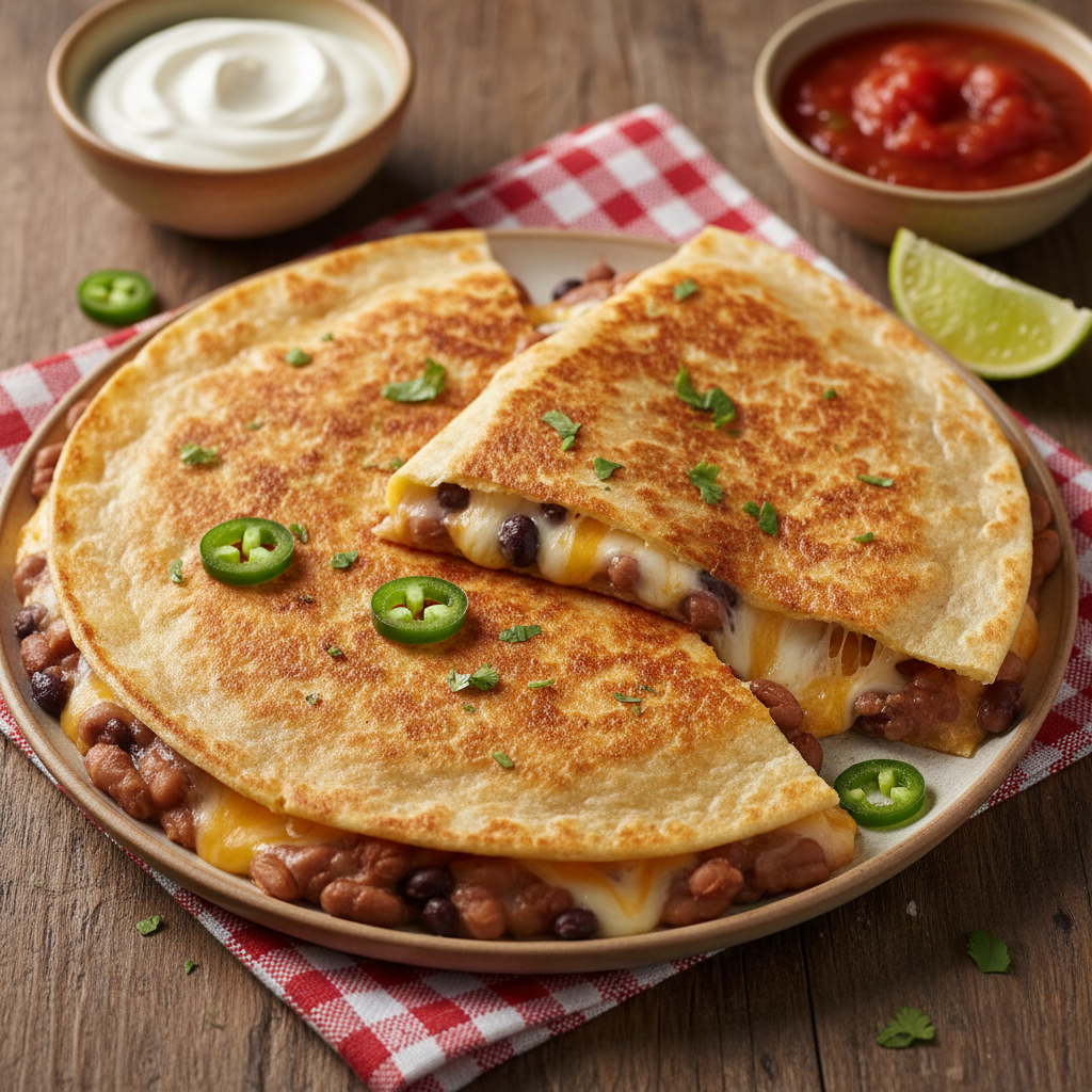 Bean and Cheese Quesadilla