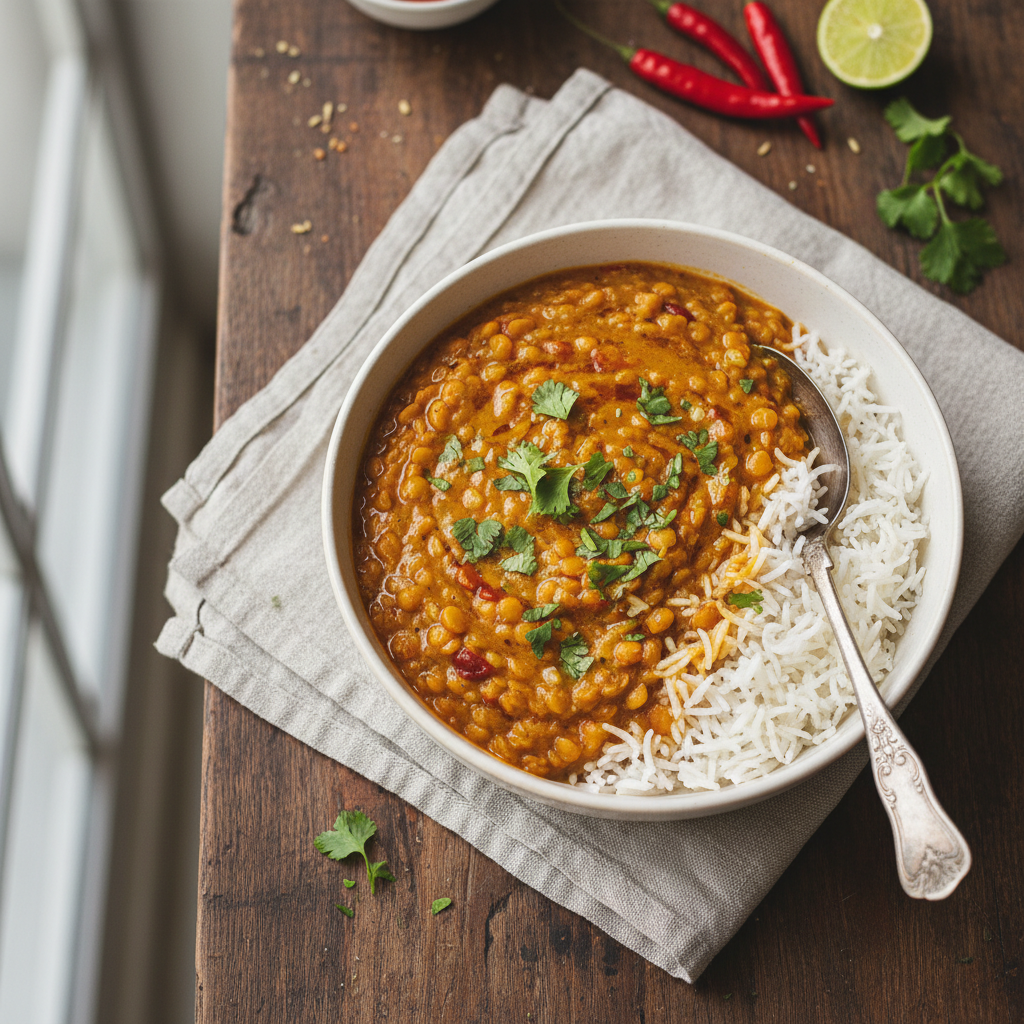 Budget Dal Fry (Lentil Curry)