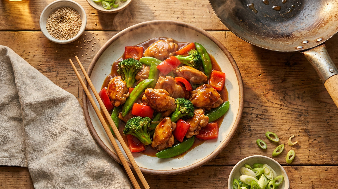 The Leak-Proof Chicken Stir-Fry