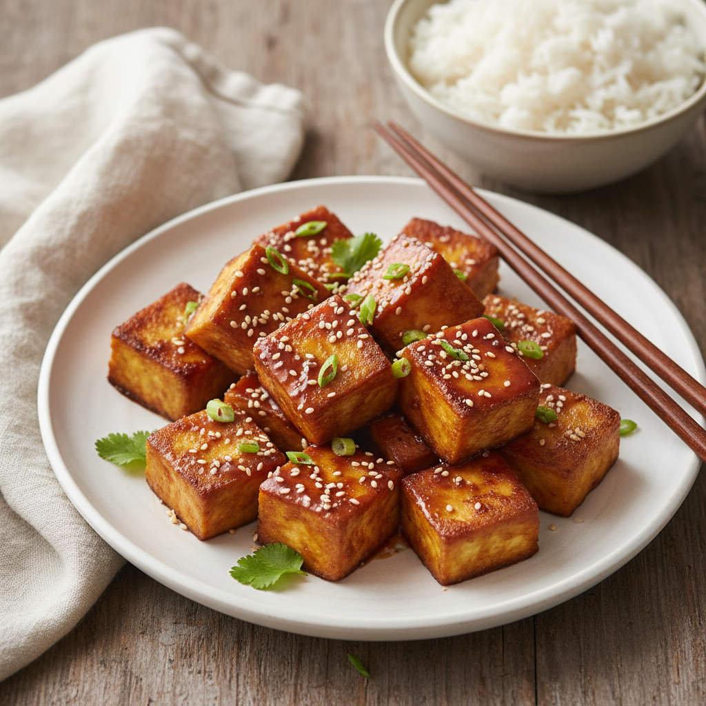 Miso Glazed Tofu