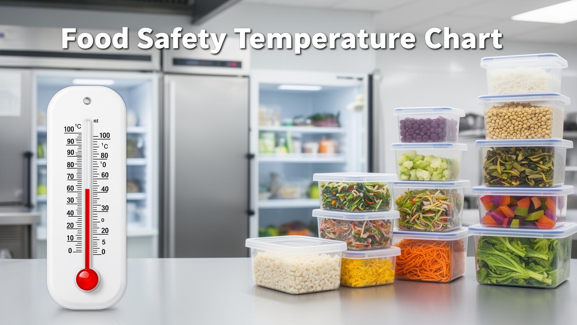 Safe Food Storage Temperature Chart: Free Kitchen Printable