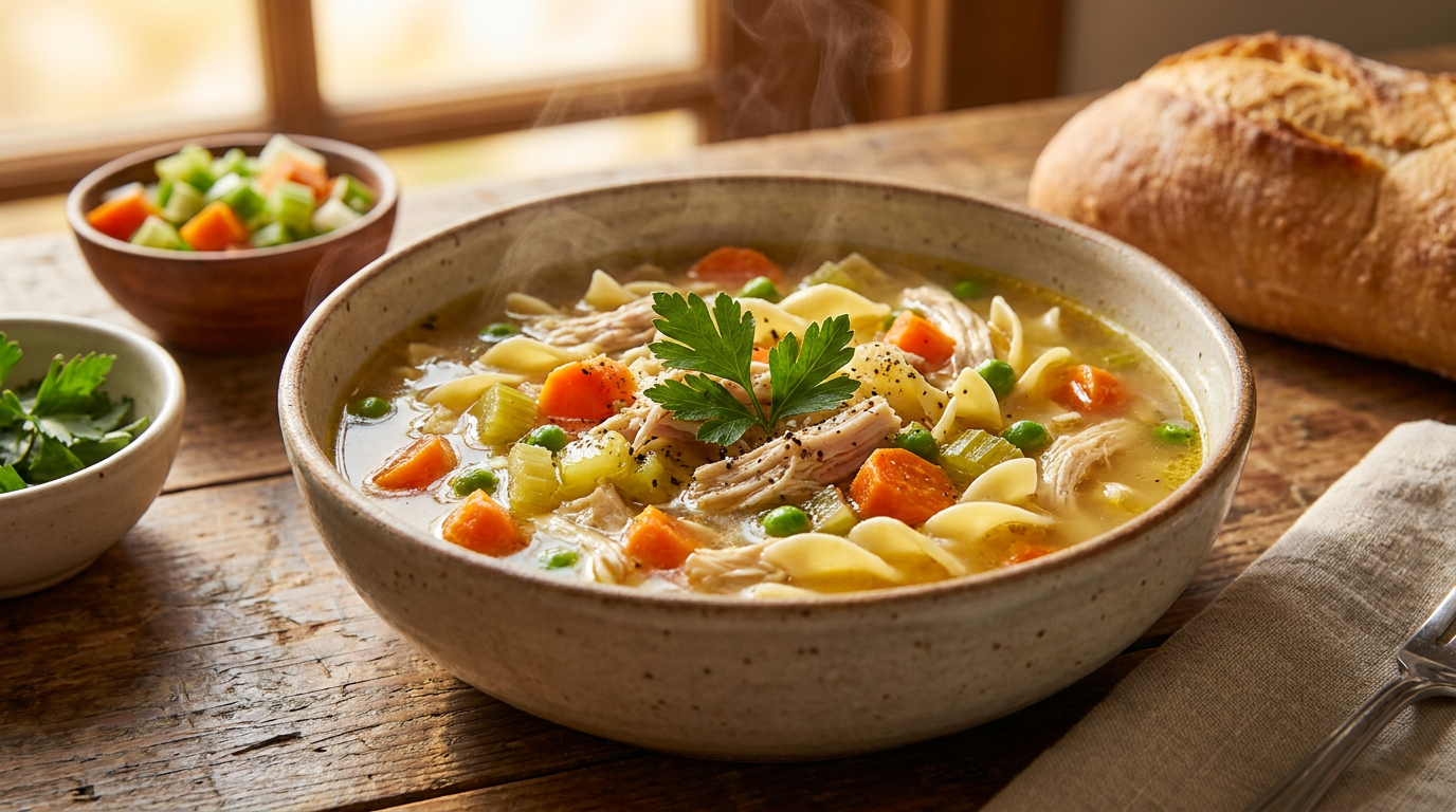 Kid-Friendly Chicken Noodle Soup