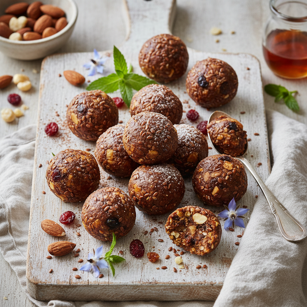 Flaxseed & Almond Energy Bites