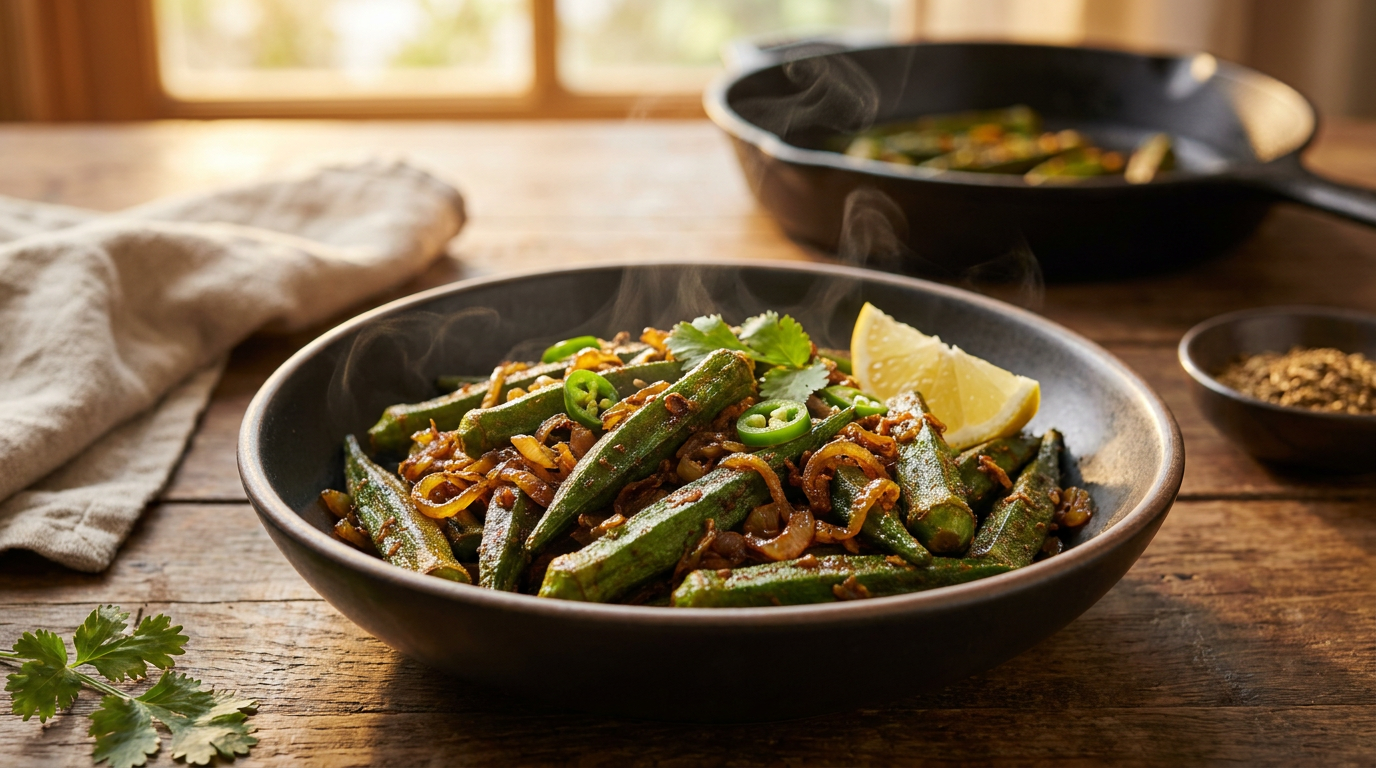 Bhindi Masala (Spiced Okra)