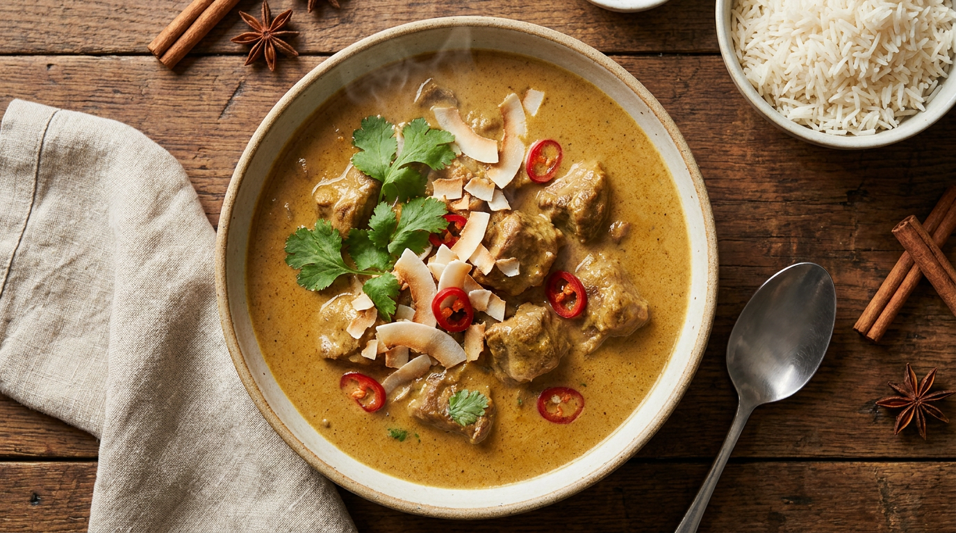Coconut Lamb Curry (Coconut Milk That Won't Split)