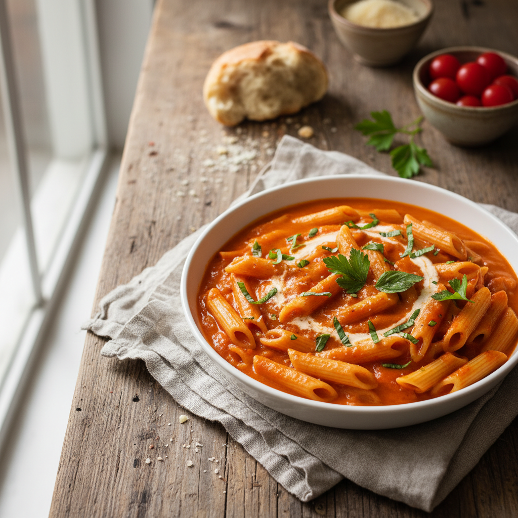 Creamy Tomato Soup Pasta
