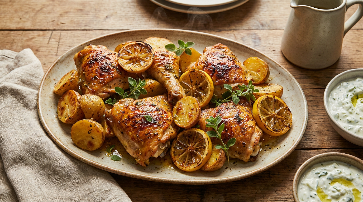 Greek Lemon Chicken & Potatoes