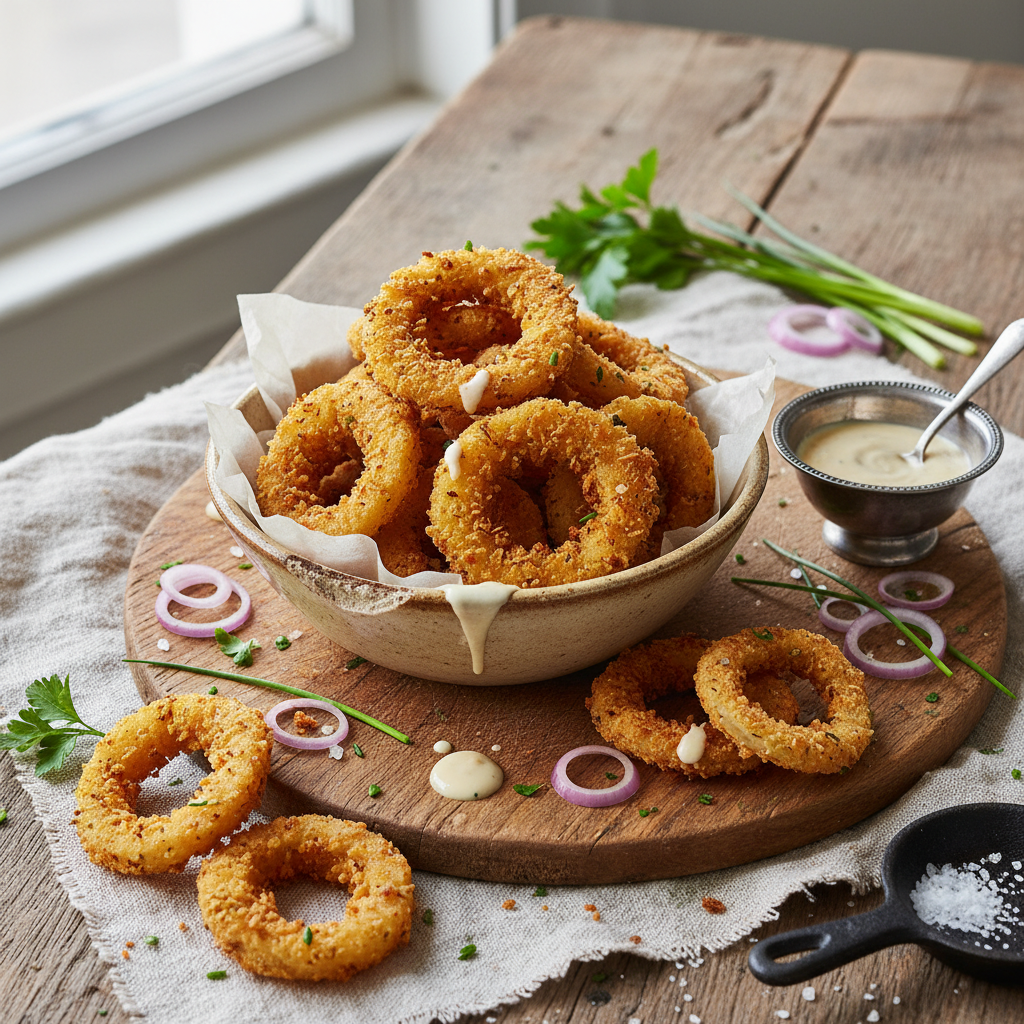Air Fryer Crispy Onion Rings