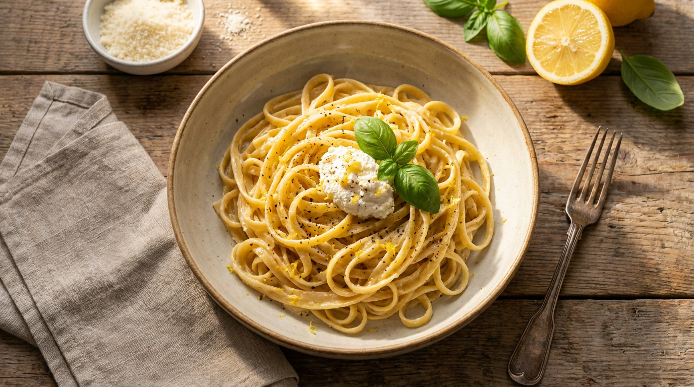 Lemon Ricotta Pasta