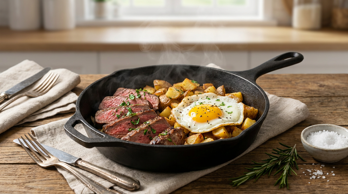 Hearty Steak and Egg Skillet