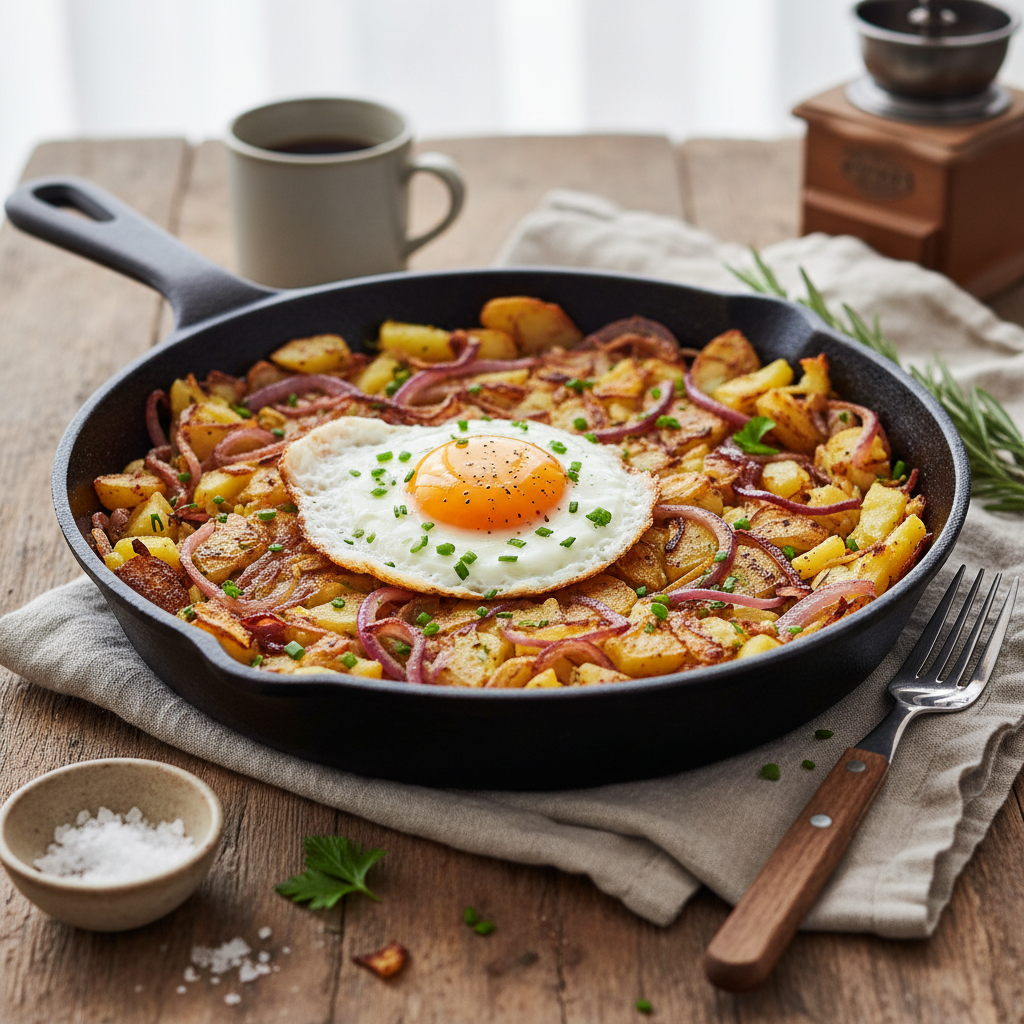 Crispy Potato and Onion Hash