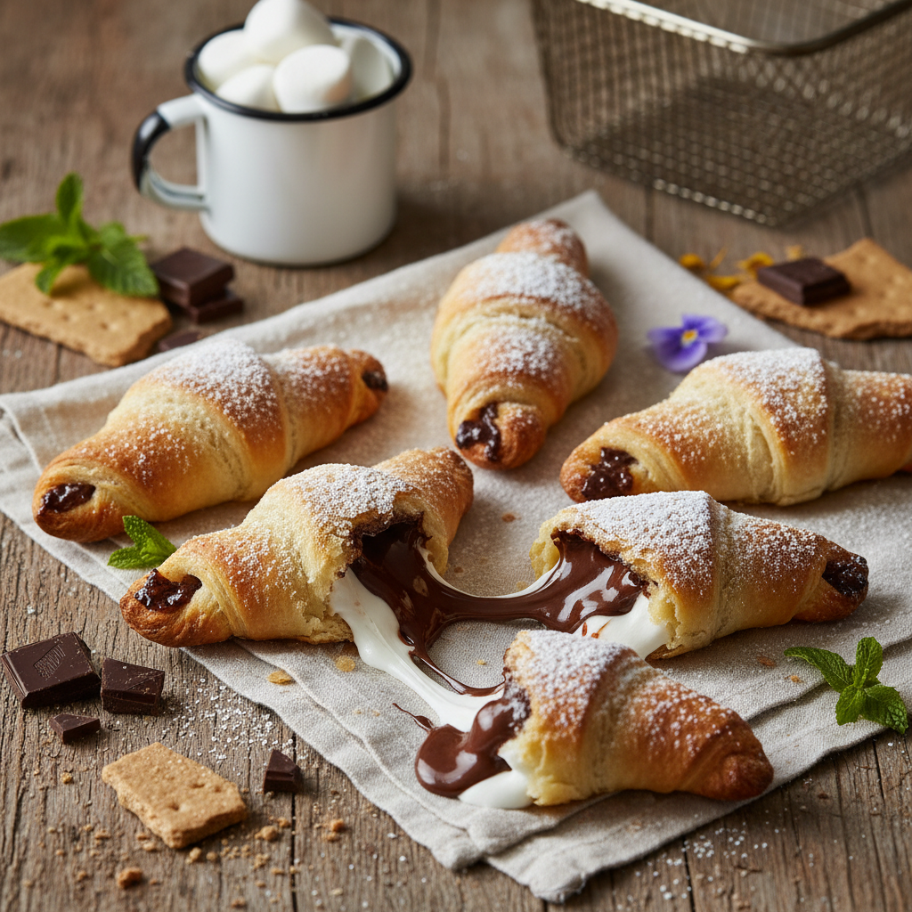 Air Fryer S'mores Pockets
