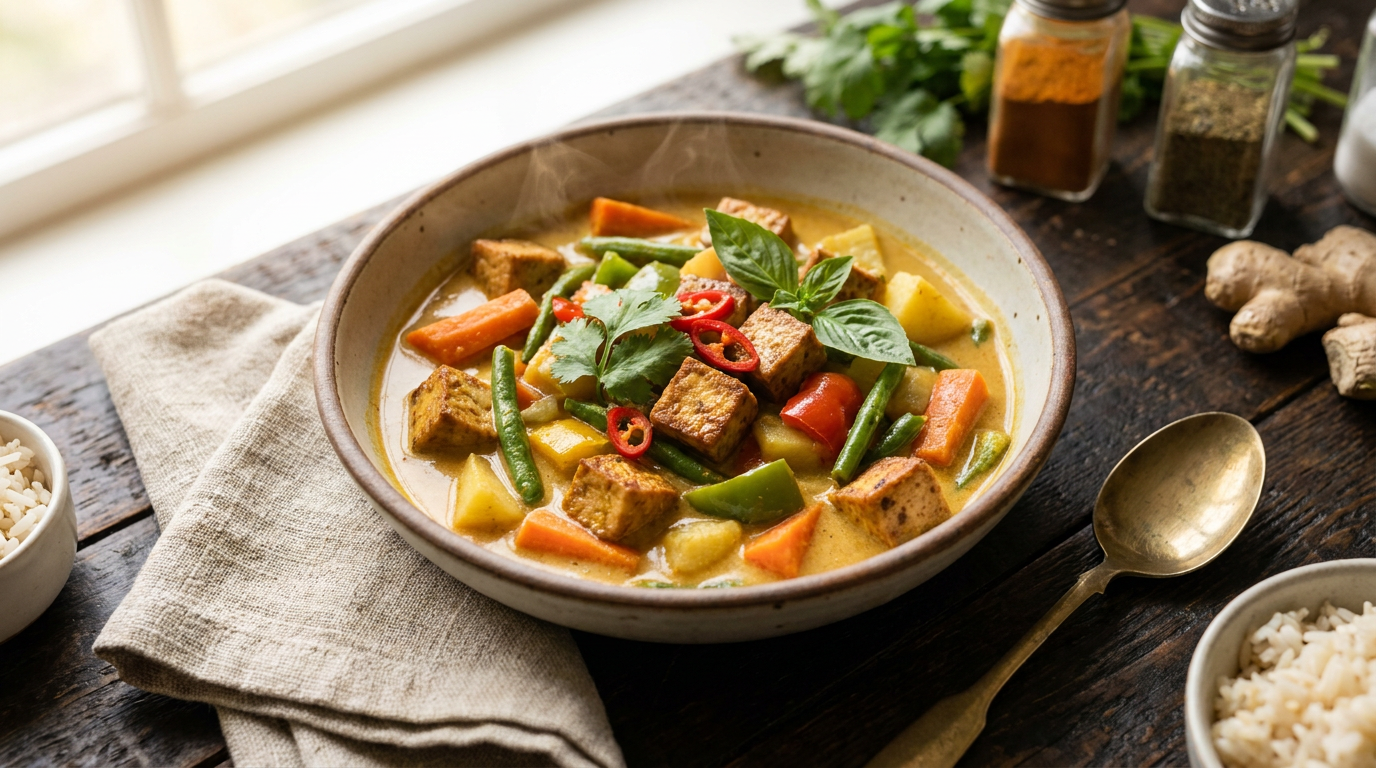 Tofu and Vegetable Curry