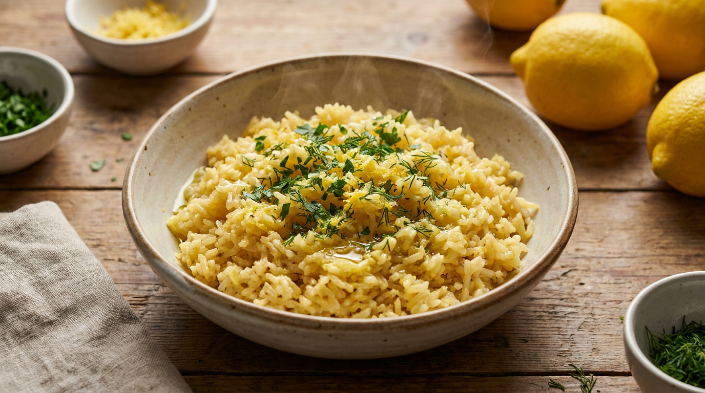 Lemon Herb Rice (Picky-Eater Approved)