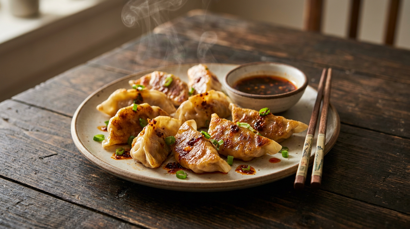 Pan-Fried Pork Gyoza