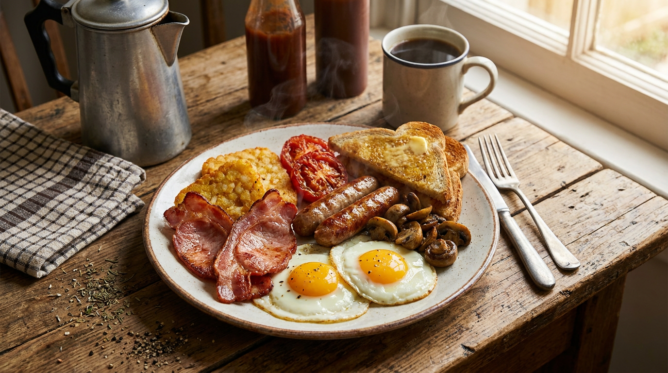 Ultimate Greasy Spoon Breakfast