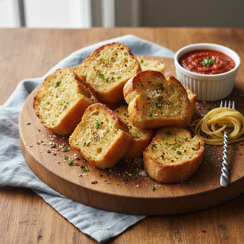 Air Fryer Garlic Bread