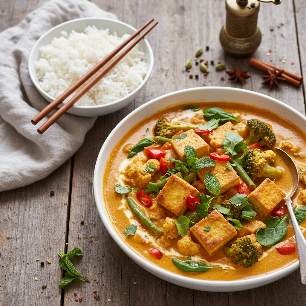 Creamy Tofu and Vegetable Curry