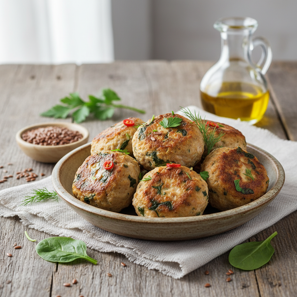 Turkey and Spinach Meatballs