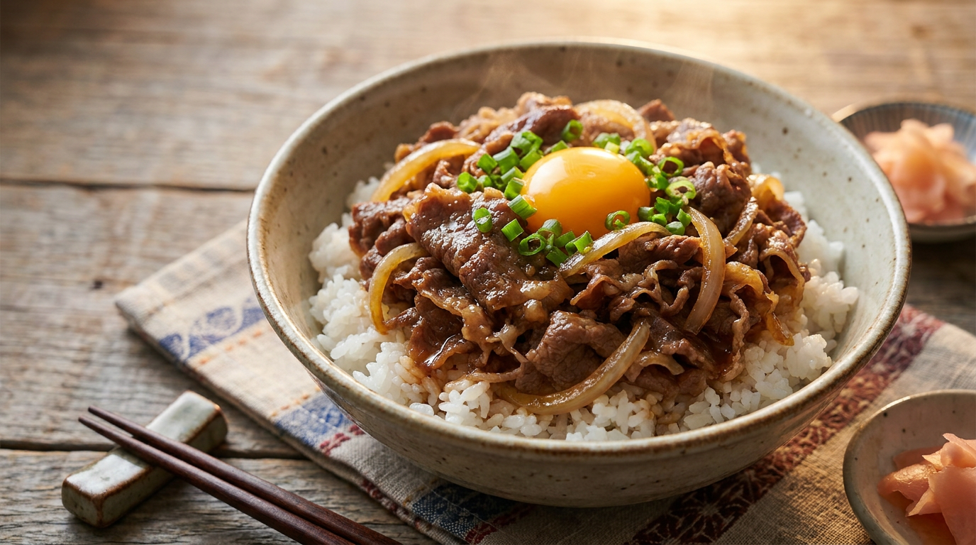 Gyudon (Beef Bowl)