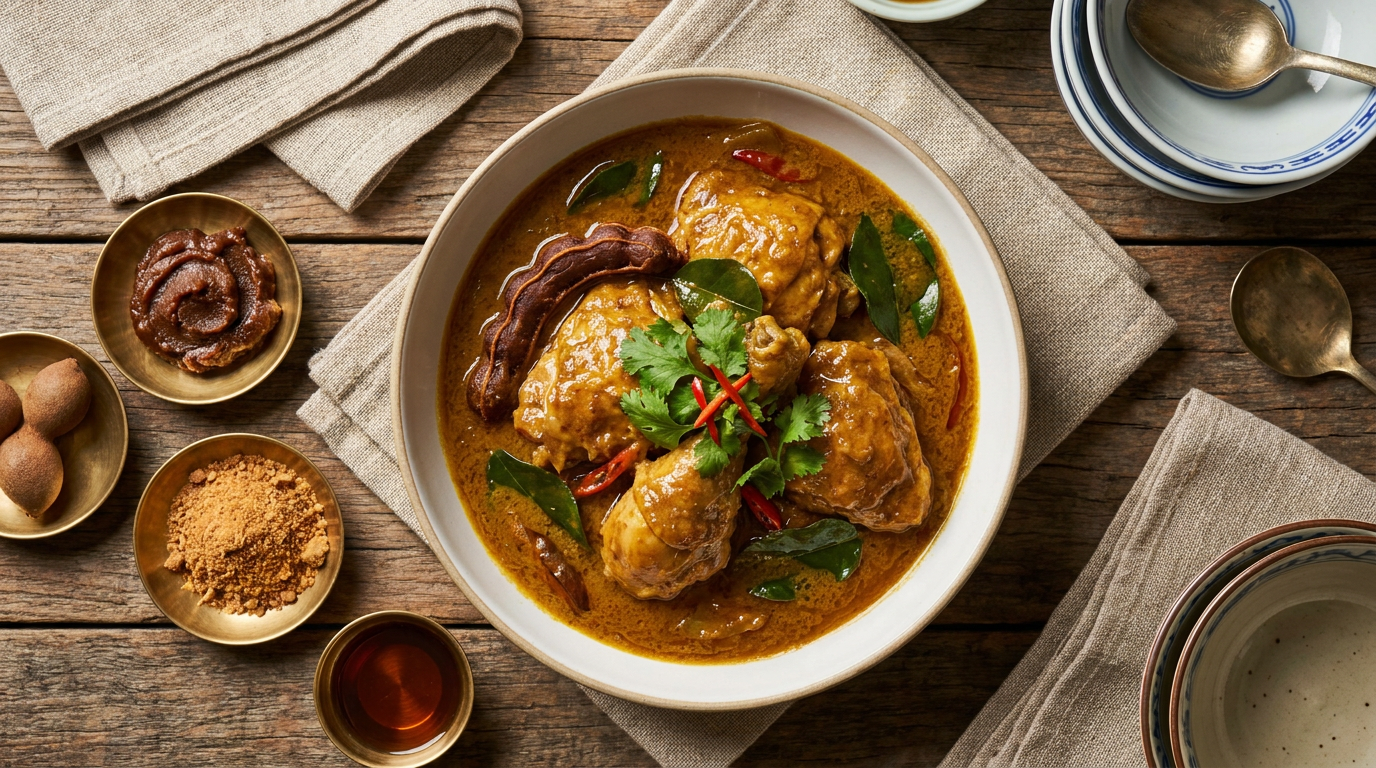 Burmese Chicken Curry (Balanced Sour-Sweet)