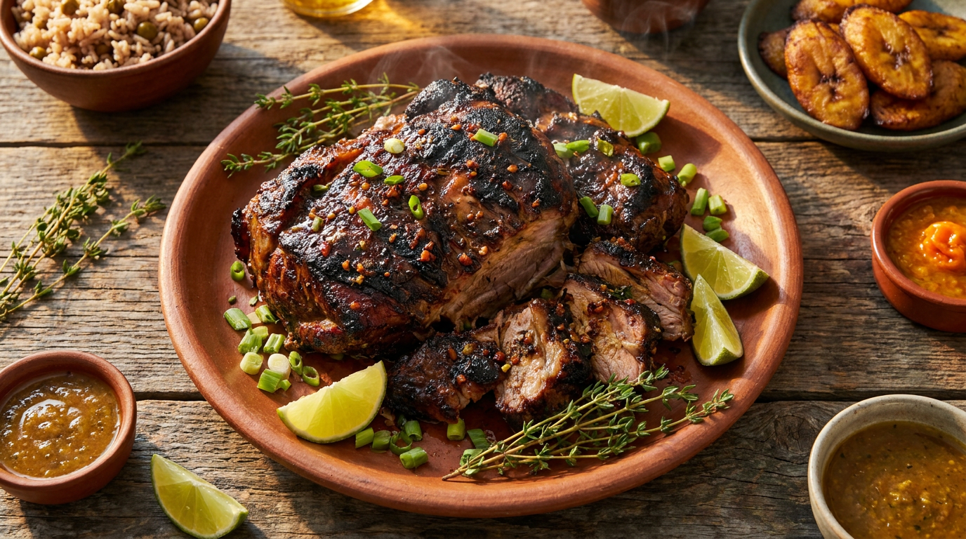 Jamaican Jerk Pork Shoulder