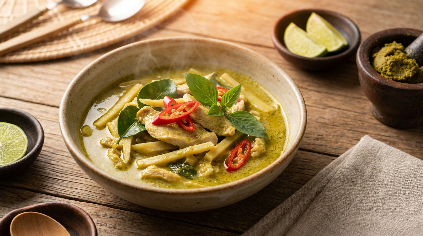 Thai Green Curry (Aromatic, Not Bitter)