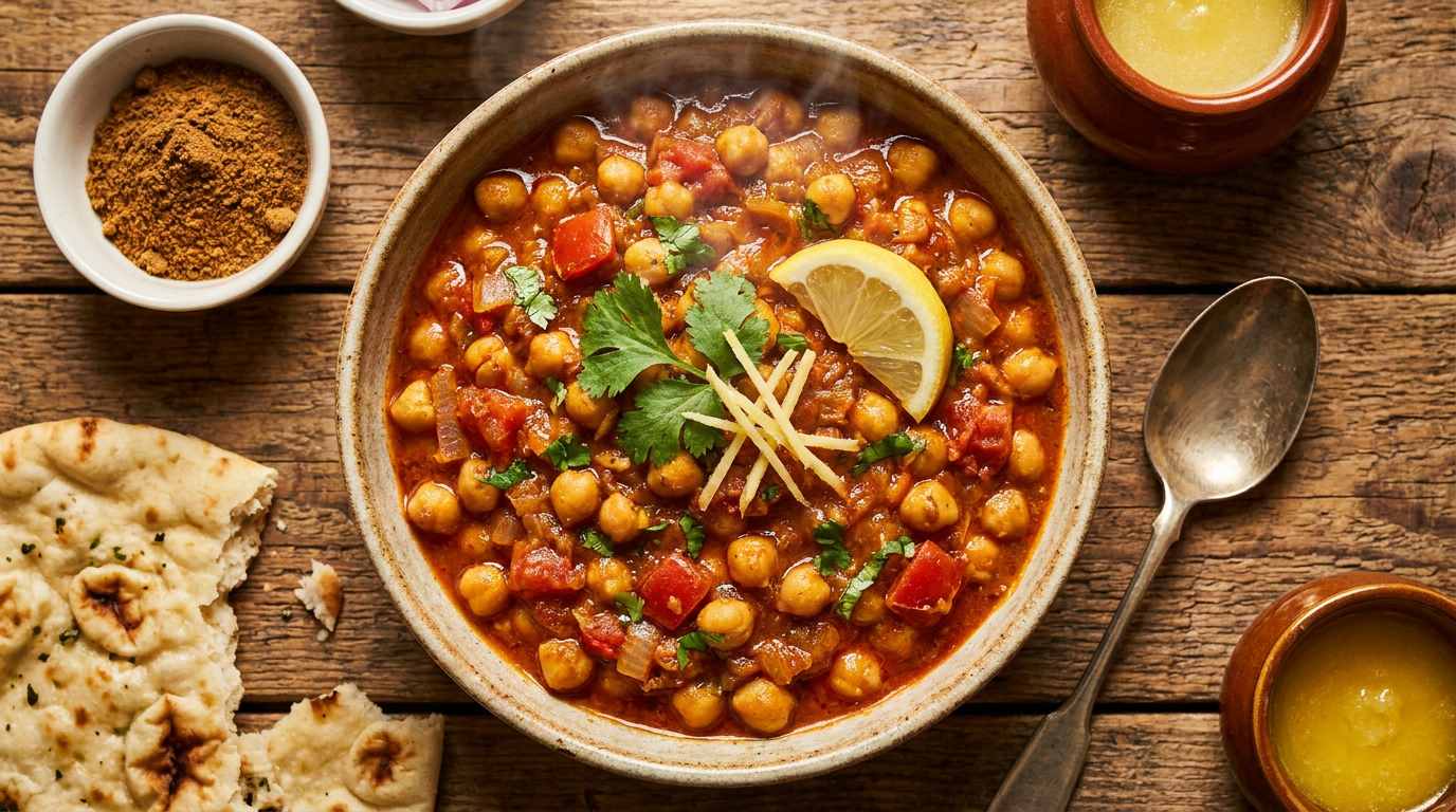 Chana Masala (Spiced Chickpeas)