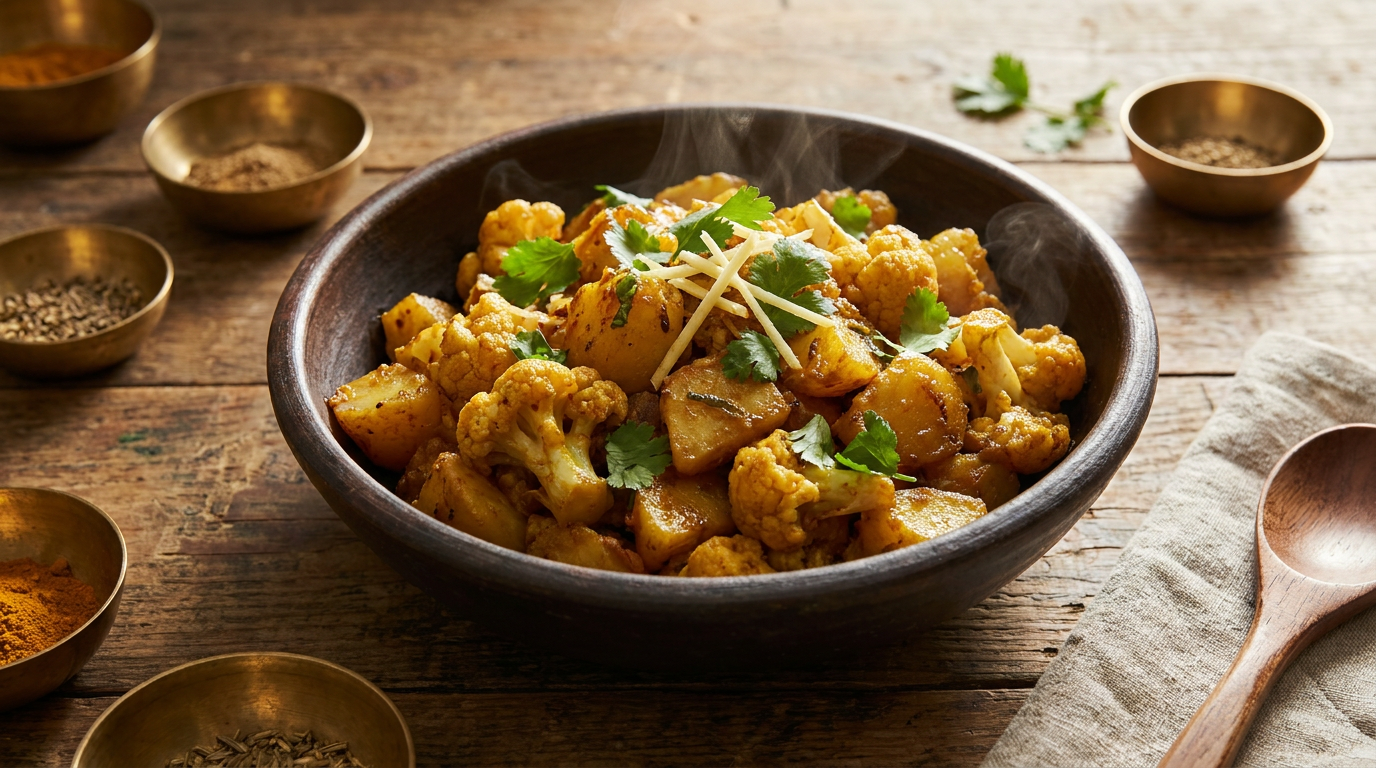 Aloo Gobi (Potato and Cauliflower)