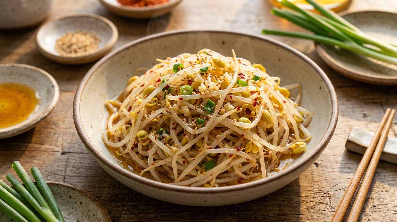 Kongnamul Muchim (Seasoned Soybean Sprouts)