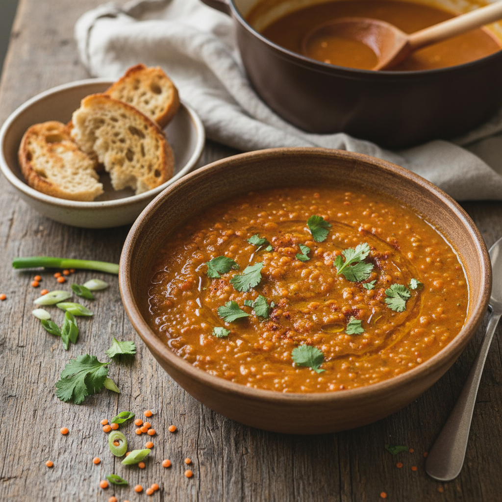 One-Pot Red Lentil Soup