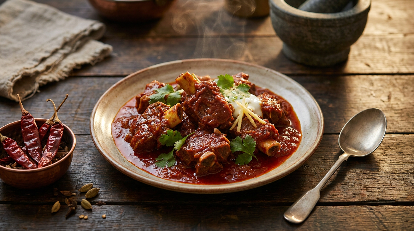 Lamb Rogan Josh (Rich Red, Never Dull)