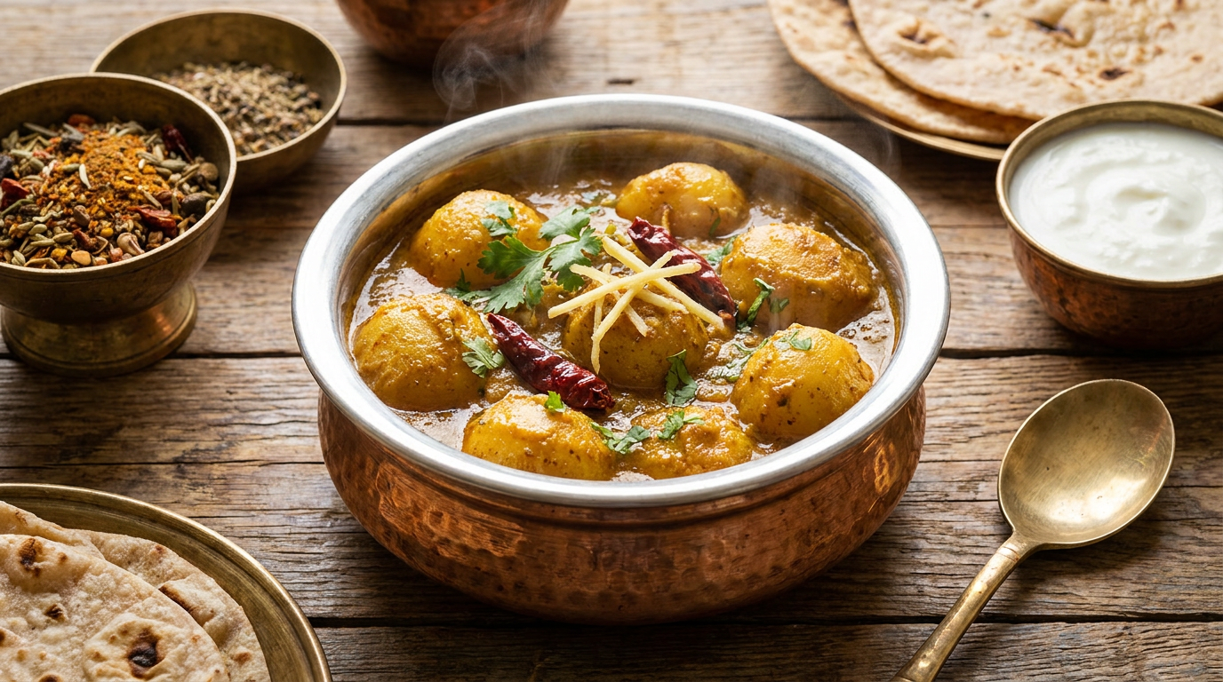 Kashmiri Aloo Dum (Spiced Potato Curry)