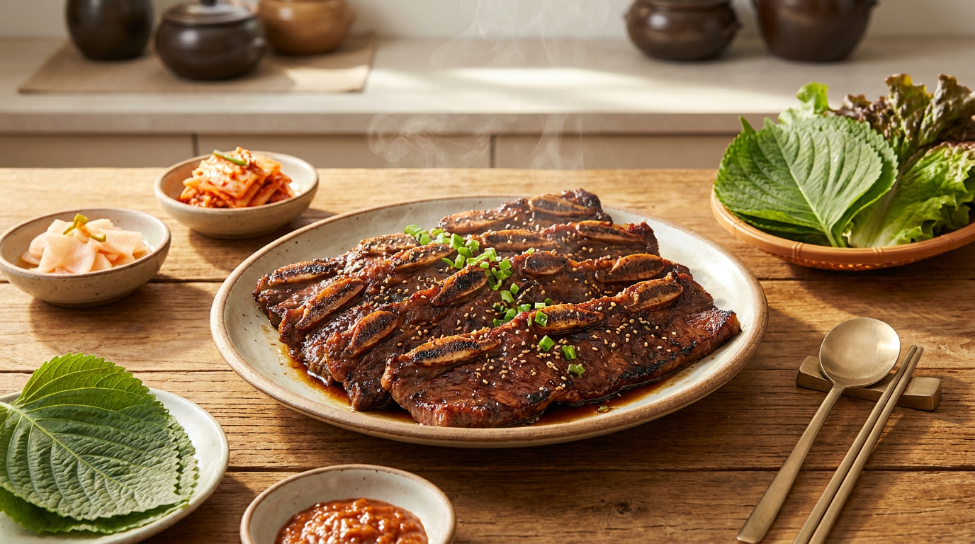 Authentic Galbi (Korean Short Ribs)