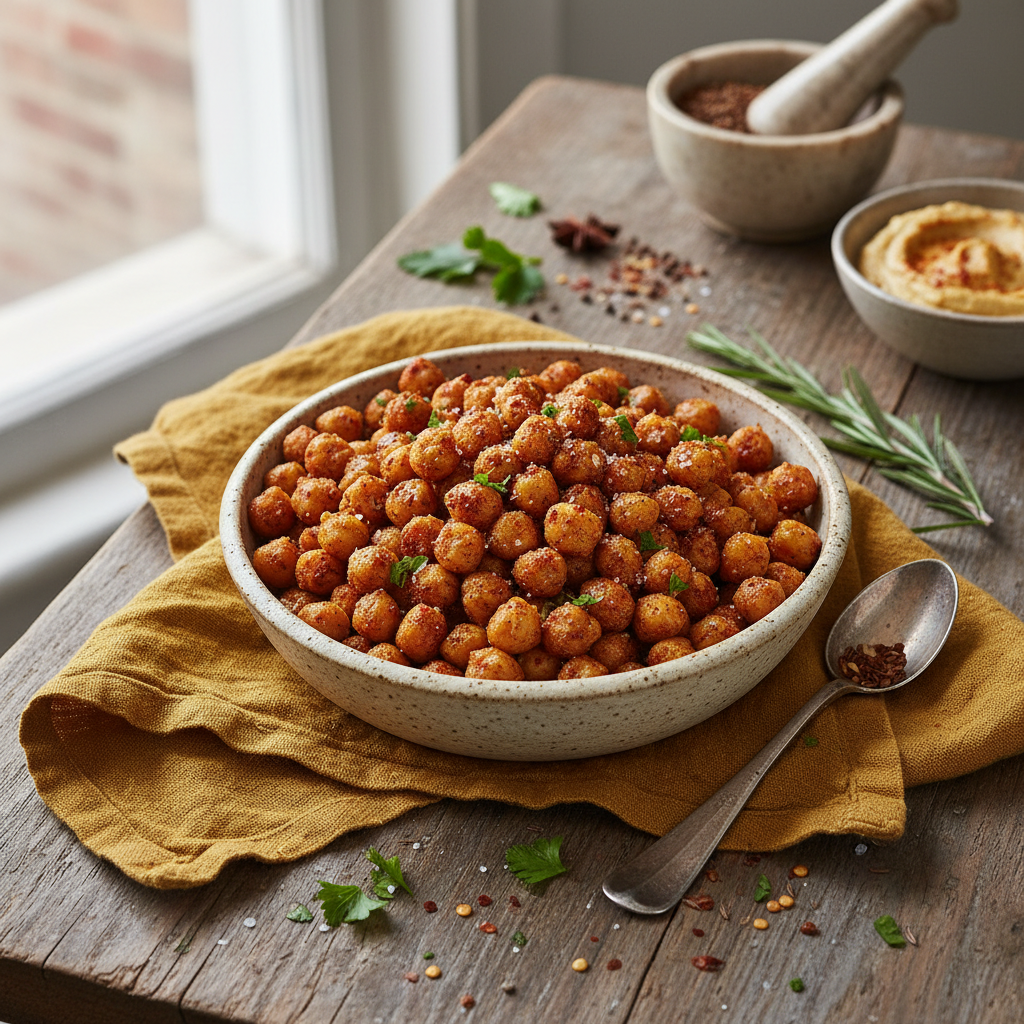Spiced Roasted Chickpeas